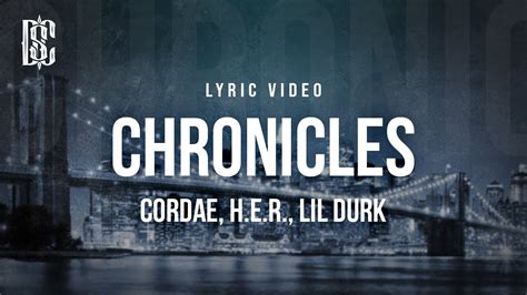 Cordae – Chronicles Lyrics .